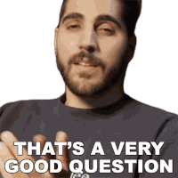 Thats A Very Good Question Rudy Ayoub Sticker