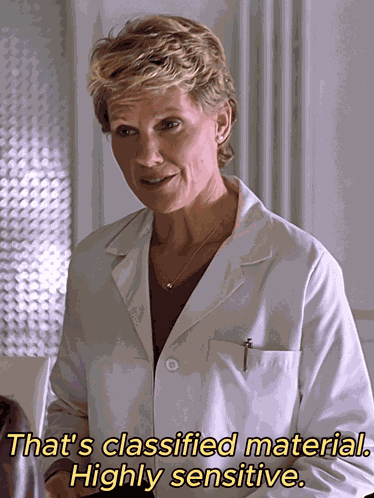 That'S Classified Maggie Walsh GIF