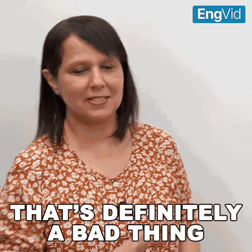 That'S Definitely A Bad Thing Rebecca GIF
