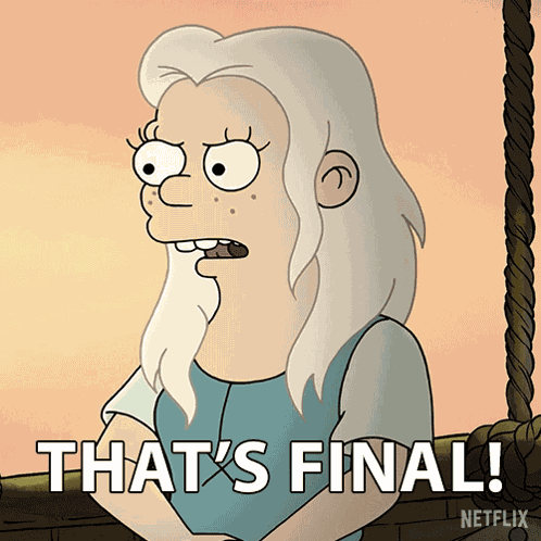 That'S Final Bean GIF
