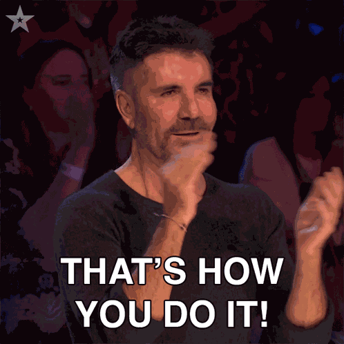 Thats How You Do It Simon Cowell GIF