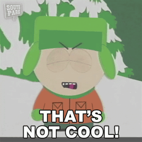 Thats Not Cool Kyle Broflovski GIF