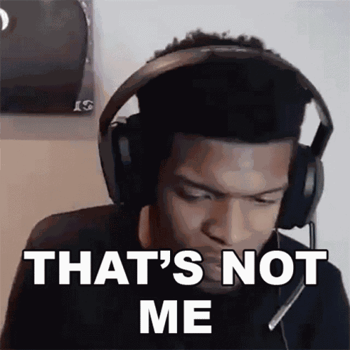 Thats Not Me Rickey GIF