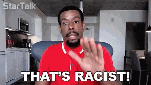 Thats Racist Chuck Nice GIF