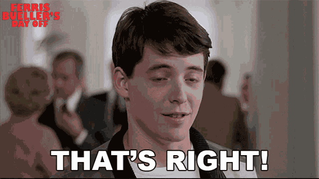 Thats Right Matthew Broderick GIF