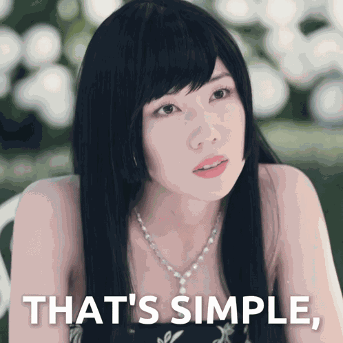 That'S Simple Really Mira Kano GIF