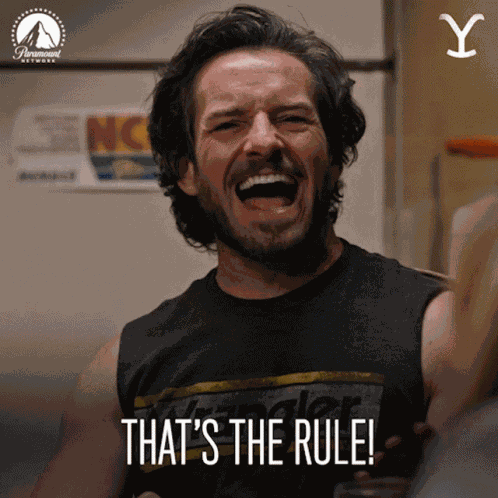 Thats The Rule Ryan GIF