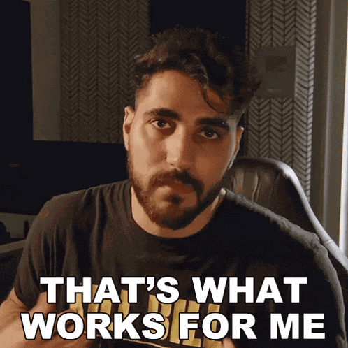 Thats What Works For Me Rudy Ayoub GIF