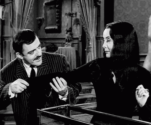 The Addams Family Gomez And Morticia GIF