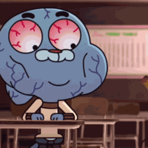 The Amazing World Of Gumball Trying Not To Laugh GIF