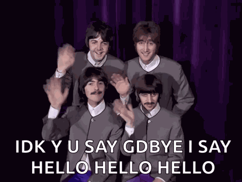 The Beatles Hello Goodbye GIF