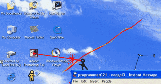 The Chosen One Stickman GIF