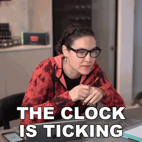 The Clock Is Ticking Cristine Raquel Rotenberg GIF