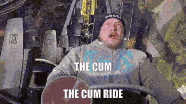 The Cum Ride Roller Coaster GIF