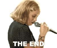 The End Gwen Stefani Sticker