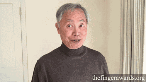 The Finger Awards George Takei GIF