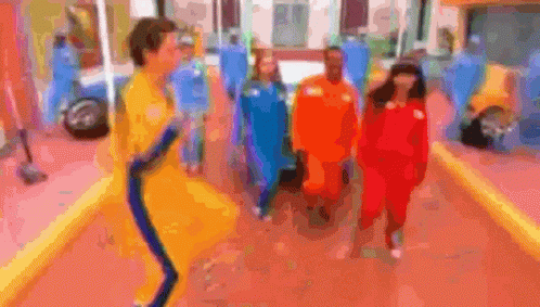 The Fresh Beat Band Twist Dancing Like An Egyptian GIF