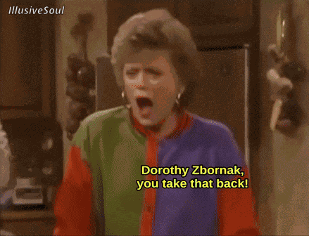 The Golden Girls Slut GIF