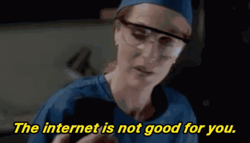 The Internet Is Not Good For You Nono GIF