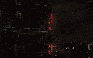 The Penguin Bat Signal GIF