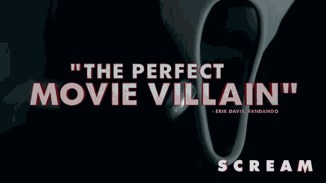 The Perfect Movie Villain Ghostface GIF