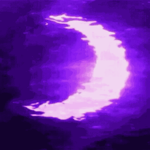 The Purple Moon GIF