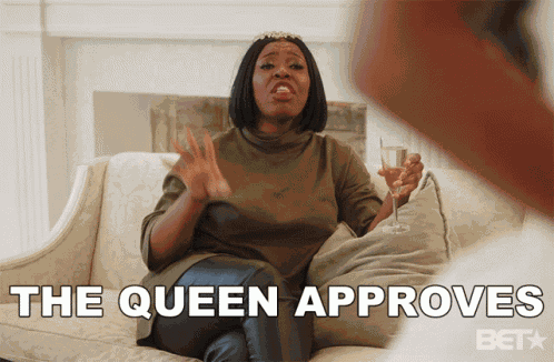 The Queen Approves I Approved GIF