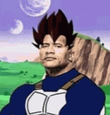 The Rock Dragon Ball Meme