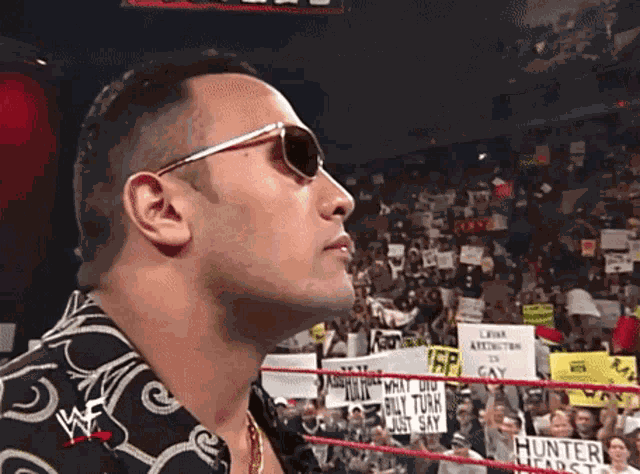 The Rock Eyebrow GIF