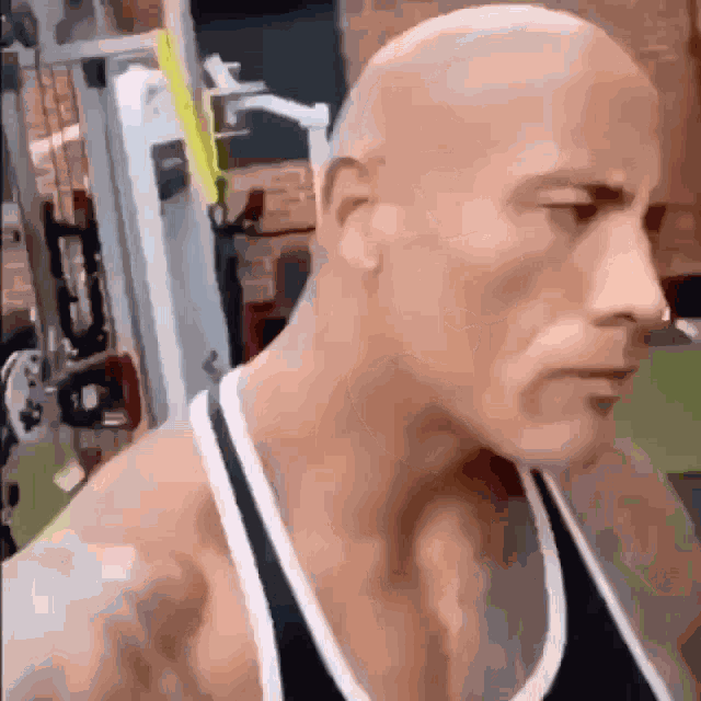 The Rock Look GIF