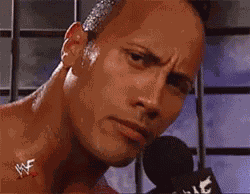 The Rock Say What GIF
