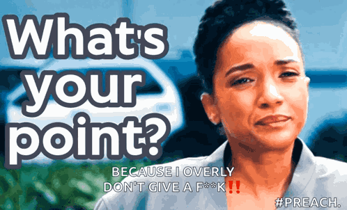 The Rookie Whats Your Point GIF