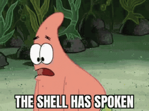 The Shell Has Spoken Shell GIF