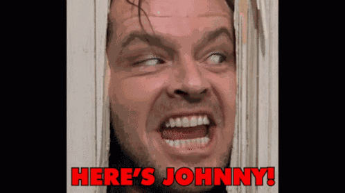 The Shining Heres Johnny GIF