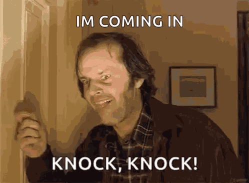 The Shining Jack Nicholson GIF