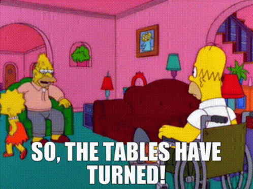 The Simpsons Grandpa Simpson GIF