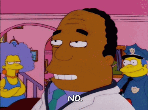 The Simpsons No GIF