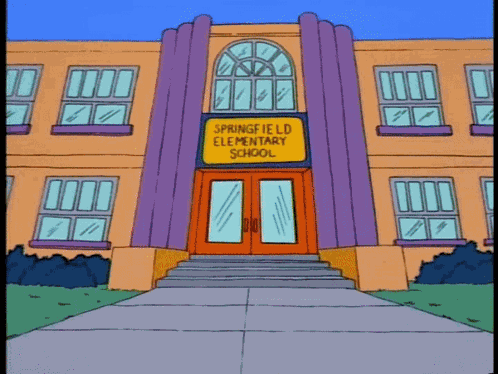 The Simpsons Schools Out GIF