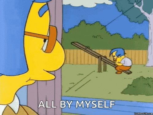 The Simpsons Seesaw GIF