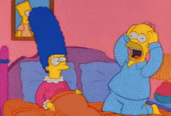 The Simpsons Yell GIF