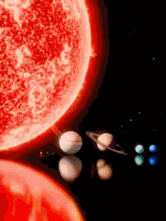 The Solar System Universe Travel GIF