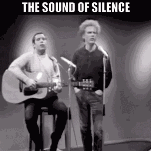 The Sound Of Silence Simon And Garfunkel GIF