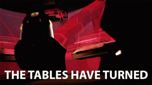 The Tables Have Turned GIF