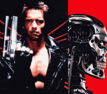 The Terminator Arnold Schwarzenegger GIF