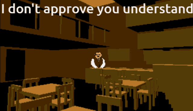 The Town With No Name I Dont Approve You Understand GIF