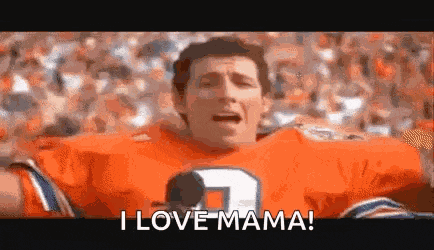 The Waterboy He Love His Mama GIF