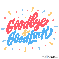 Theecards Goodbye Sticker