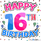 Theecards Happy Birthday Sticker