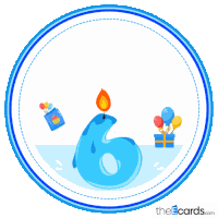 Theecards Happy Birthday Sticker