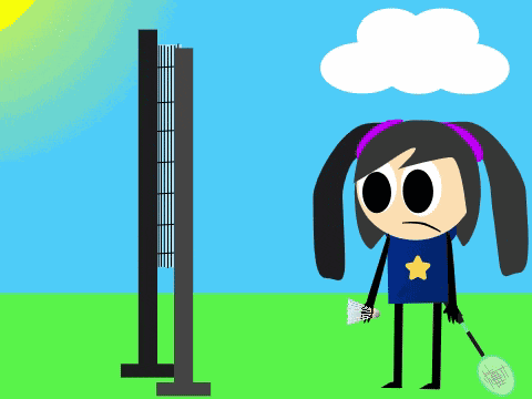 Thelifeconqueror Playing Badminton GIF